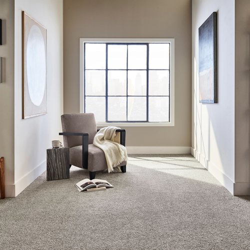 Room with gray carpet from Carpet City & Flooring Center in the Fairfield, CT area