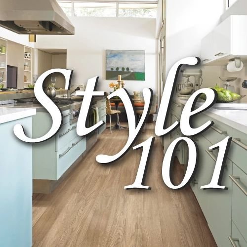 style 101 cover image of a kitchen with hardwood flooring from Carpet City & Flooring Center in the Fairfield, CT area