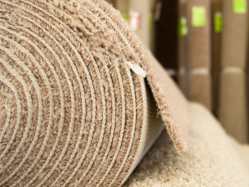 Carpet rolls in warehouse from Carpet City & Flooring Center in the Fairfield, CT area